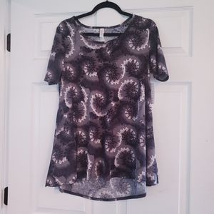 Lularoe Perfect T Purple Tie Dye